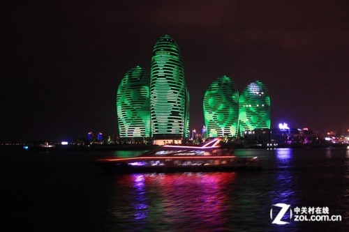 演绎民族风情 三亚凤凰岛LED夜景赏析 