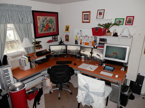 [外设装备秀]国外文艺青年的多屏桌面