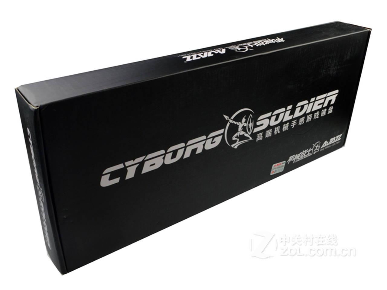 【原始大图】黑爵机械战士3色背光游戏键盘配