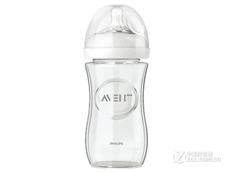 【新安怡 宽口径自然原生玻璃奶瓶 8安士和标