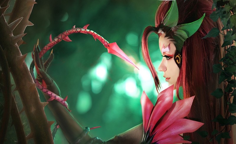 唯美COS英雄联盟荆棘之兴婕拉高清图欣赏-游戏频道-ZOL中关村在线