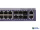 端口特写：4个（复用）100/1000X SFP光纤端口；以及内置2个100/1000/10GBase-T RJ45端口和2个（复用）1000/10GBase-X SFP+光纤端口。