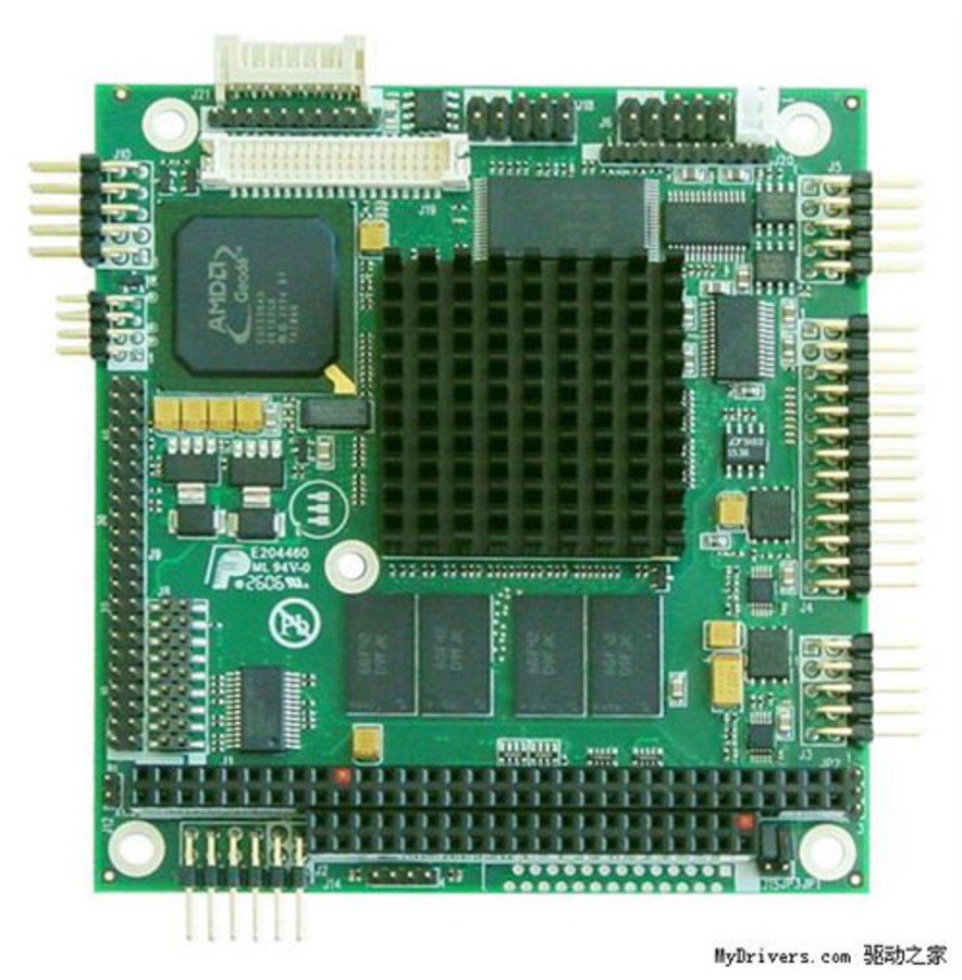 【高清图】集成北桥芯片 龙芯2F处理器\/主板实