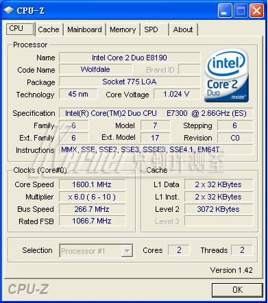 �ж�CPU��λ������45���� Intel Core 2 Duo E7300ͼƬ����,ͼ3-ZOL�йش����ߵ�3��