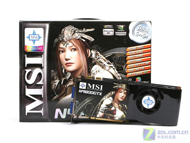 msi΢��΢��N9800GTX-T2D512-OC ��1��