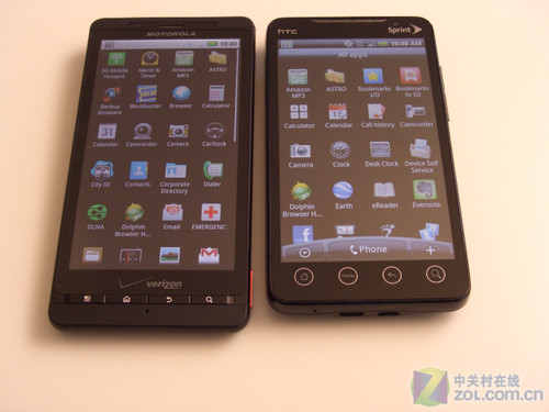 怪兽之战 摩托Droid X VS HTC EVO 4G 