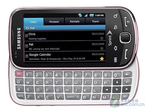Android全键盘CDMA 三星Intercept曝光 