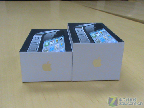 区别很容易港版苹果iPhone4开箱上手_手机iP管红苹果图片