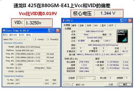 AMD CPU默认电压探秘