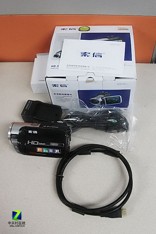 1200万象素720p高清DV 索信HD500A评测