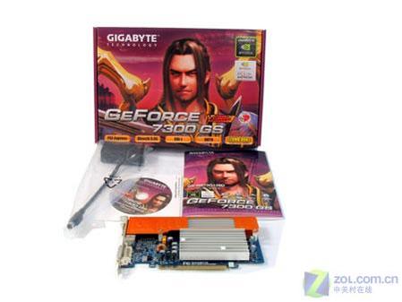 图为：技嘉7300GS 显卡 