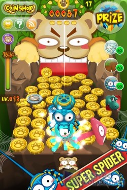 App今日免费:趣味游戏之小熊推金币Pro版 