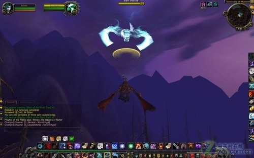 蓝色翅膀wow图片