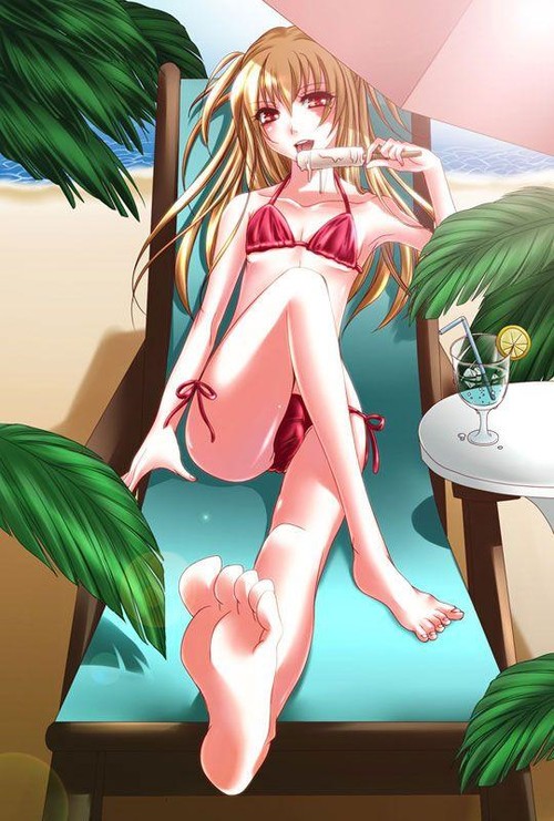 宅男福音少女诱人美腿与美足图集25_动漫周边-中