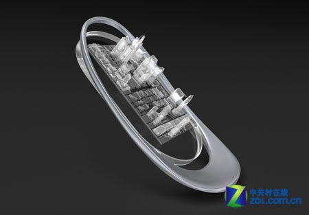 【高清图】配备透明触摸屏 看3D全息投影概念