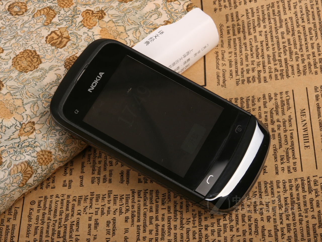 【原始大图】诺基亚C2-07效果图图片欣赏-ZO