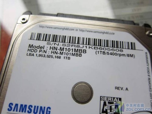 7mm单碟设计 三星1TB笔记本硬盘解析 