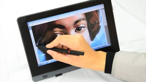 网友用KUPA+X11平板电脑手绘缅怀迈克尔杰