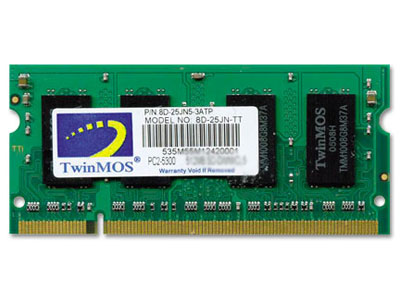 ��ï��TwinMOS��512MB DDR2 667 TwinMOS(�ʼǱ�) ��1��