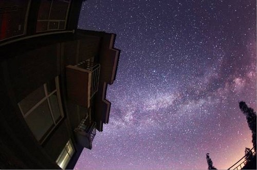 EF 8-15mm鱼眼镜头中的星空_佳能镜头_数码