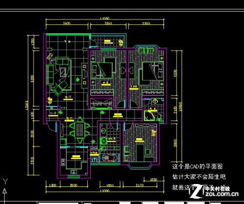 用Coreldraw制作室内装修彩色平面图