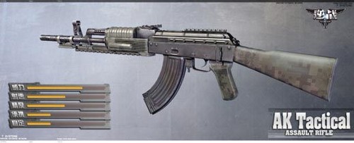 《逆战》游戏资料常用武器步枪介绍
