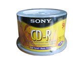 索尼CD-R光盘50片装