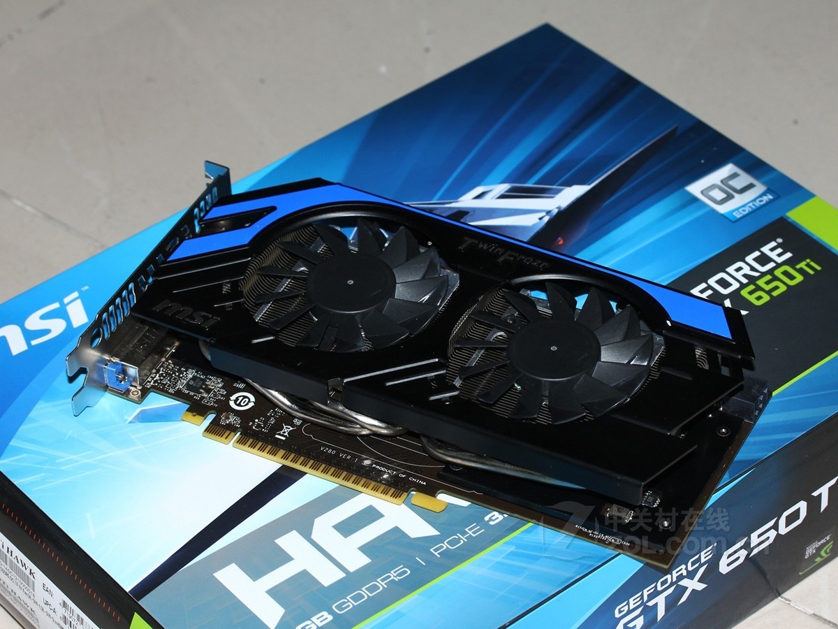 显卡 msi微星显卡 微星n650ti hawk 图片 实拍图3 / 15隐藏