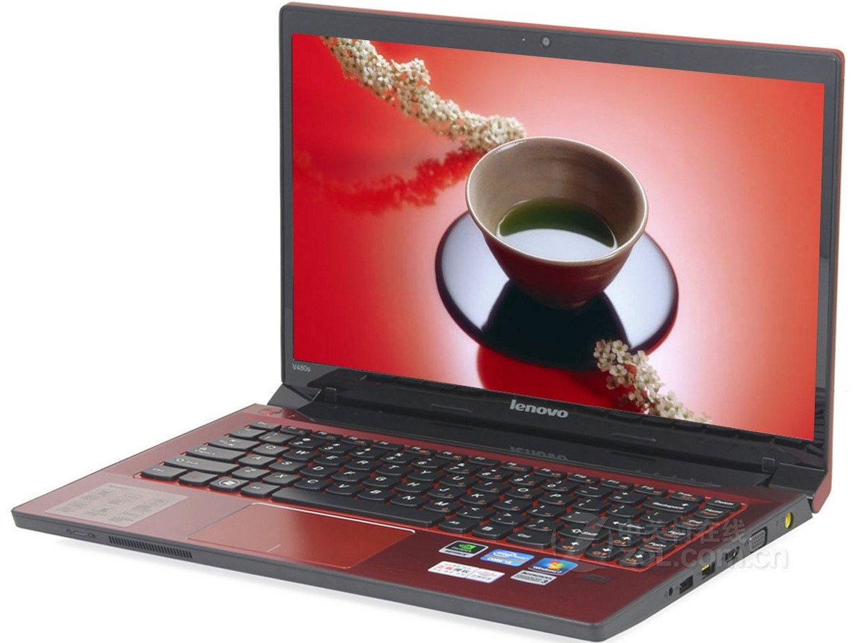 笔记本电脑 联想笔记本电脑 联想扬天v480sa-ise(win8/活力红) 图片