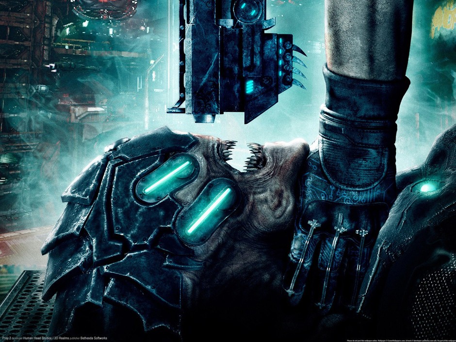 《掠食2》的故事时间设定在未来,主角身处于四处高楼耸立的外星人城市