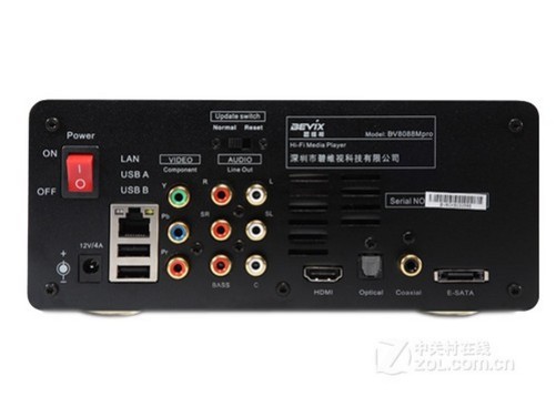 碧维视bv8088mpro内置硬盘和背部接口