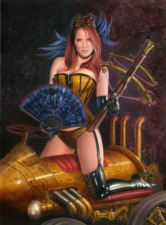 欧美画师性感爆乳画作 别有风味!