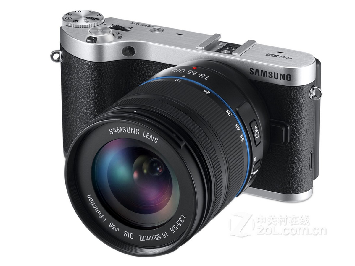 【高清图】 三星(samsung)nx300套机(18-55mm iii)整体外观图 图28