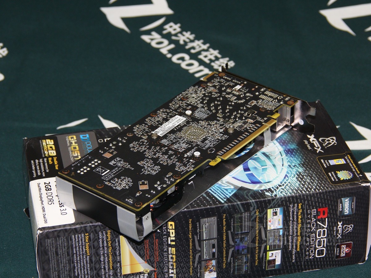 xfx讯景hd7850双酷魂黑卡