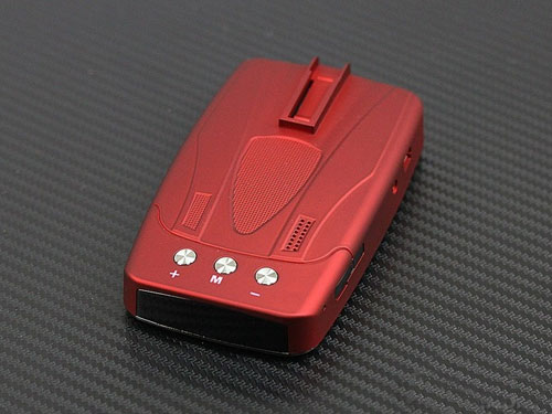 【高清图】 超薄炫红烟盒外观 优路特t5智能云雷达到货图7