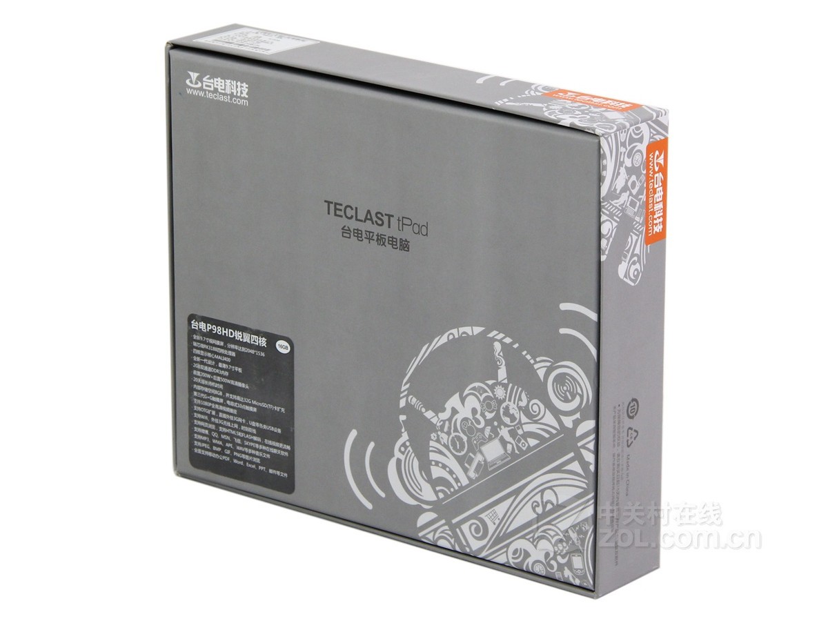 平板电脑 台电平板电脑 台电p98hd四核 图片 配件及其它 3 / 3隐藏