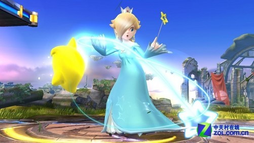 来自《超级马里奥银河》的罗莎琳娜(rosalina)公主将作为新角色登场