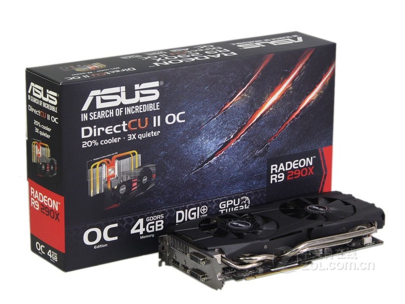 华硕圣骑士R9 290X-DC2OC-4GD5