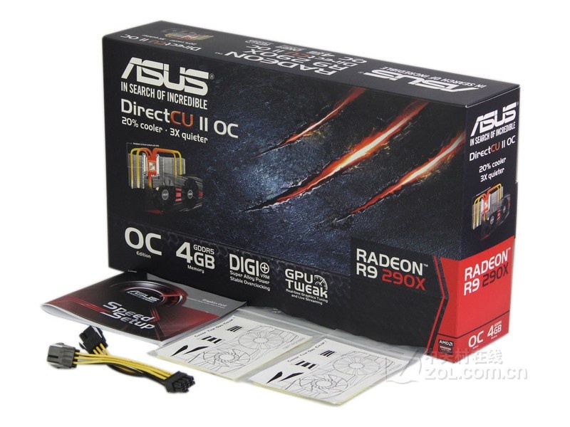 华硕圣骑士R9 290X-DC2OC-4GD5