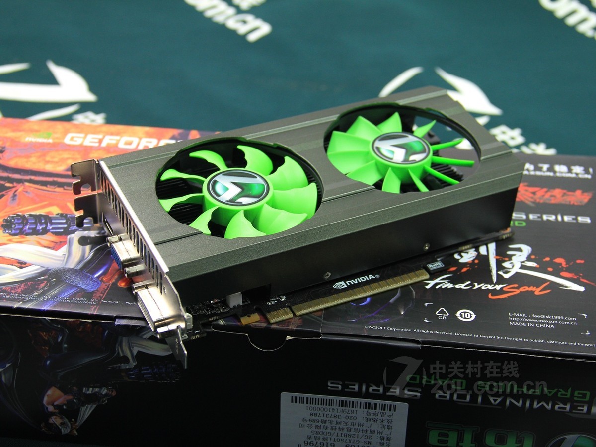 【高清图】 铭瑄(maxsun)gtx 750ti终结者实拍图 图88