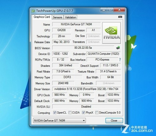 显卡740m