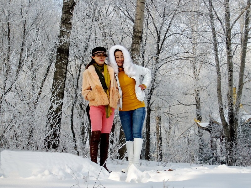 一抹白两片彩 Altek A806HD雪景实拍