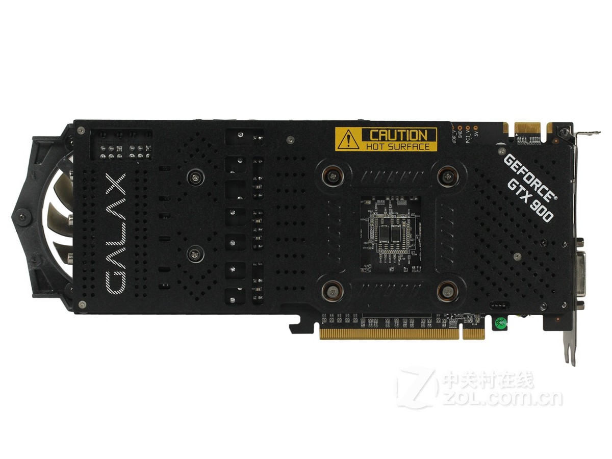 【高清图】 影驰(galaxy)geforce gtx 960骨灰黑将背面 图4