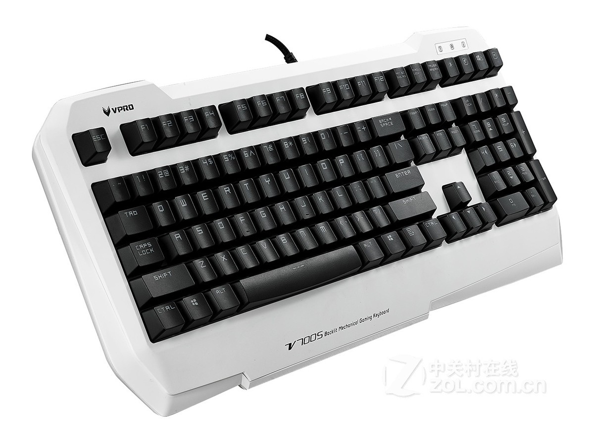 雷柏v700s背光游戏机械键盘