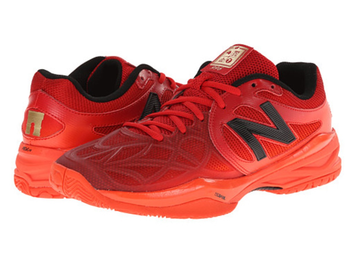 【高清图】new balance 新百伦wc996女款网球鞋红色款 图1 -zol中关村