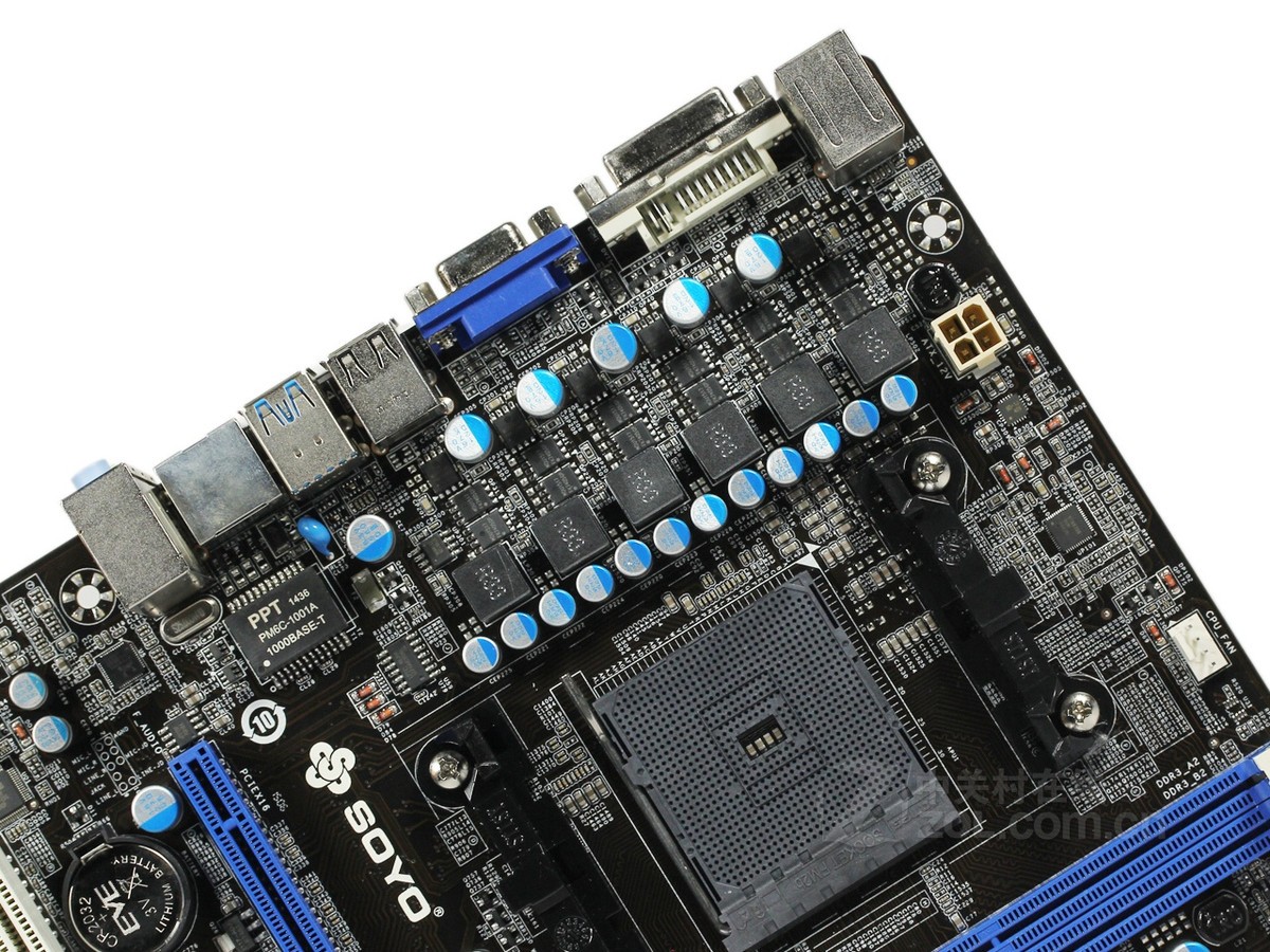 【高清图】 梅捷(soyo)sy-a68 全固版局部细节图 图28