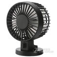 usb风扇电脑桌面迷你双面小风扇 办公学习双档冷风扇 黑色