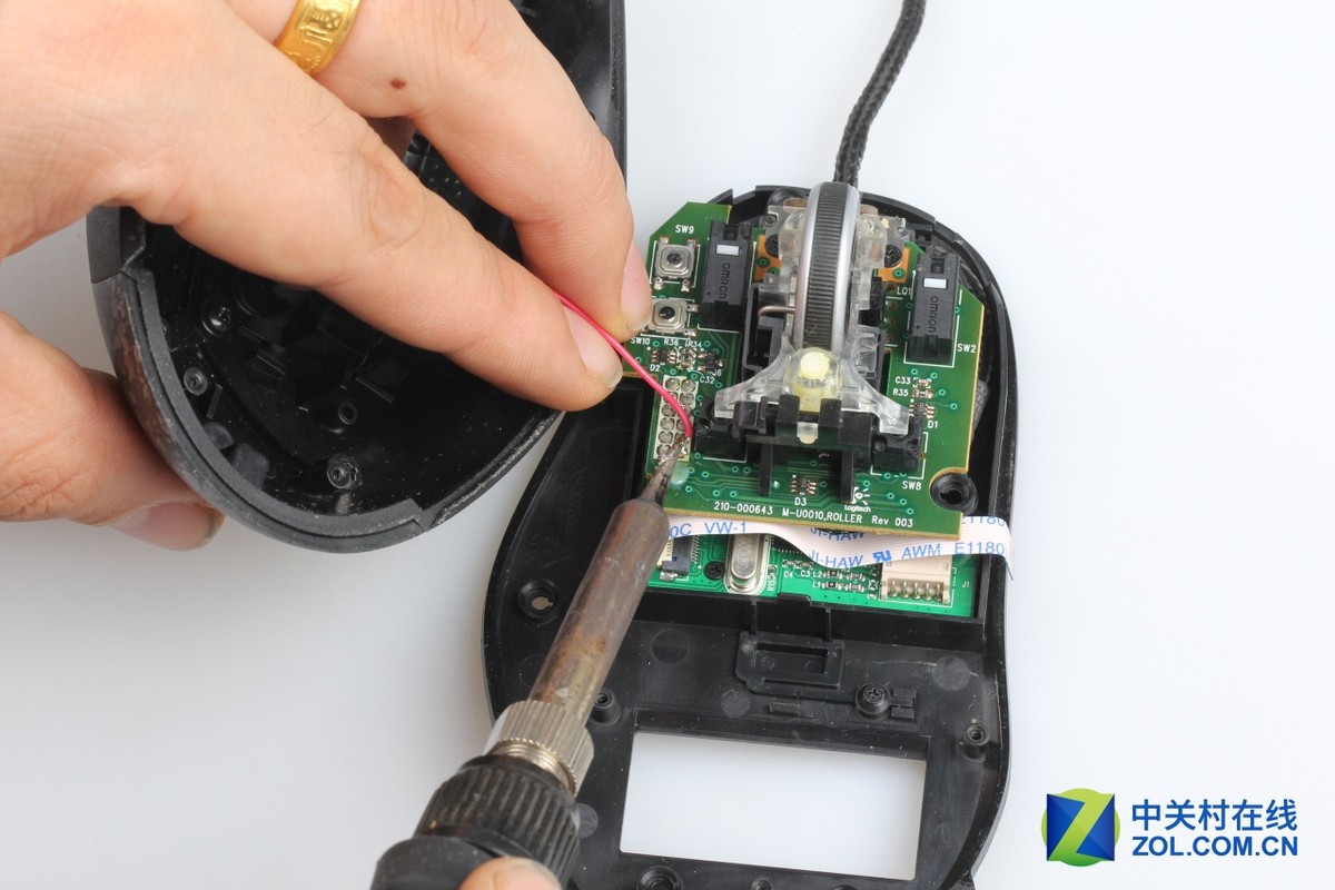 【高清图】 外设门诊 罗技g500鼠标微动更换全教程图12