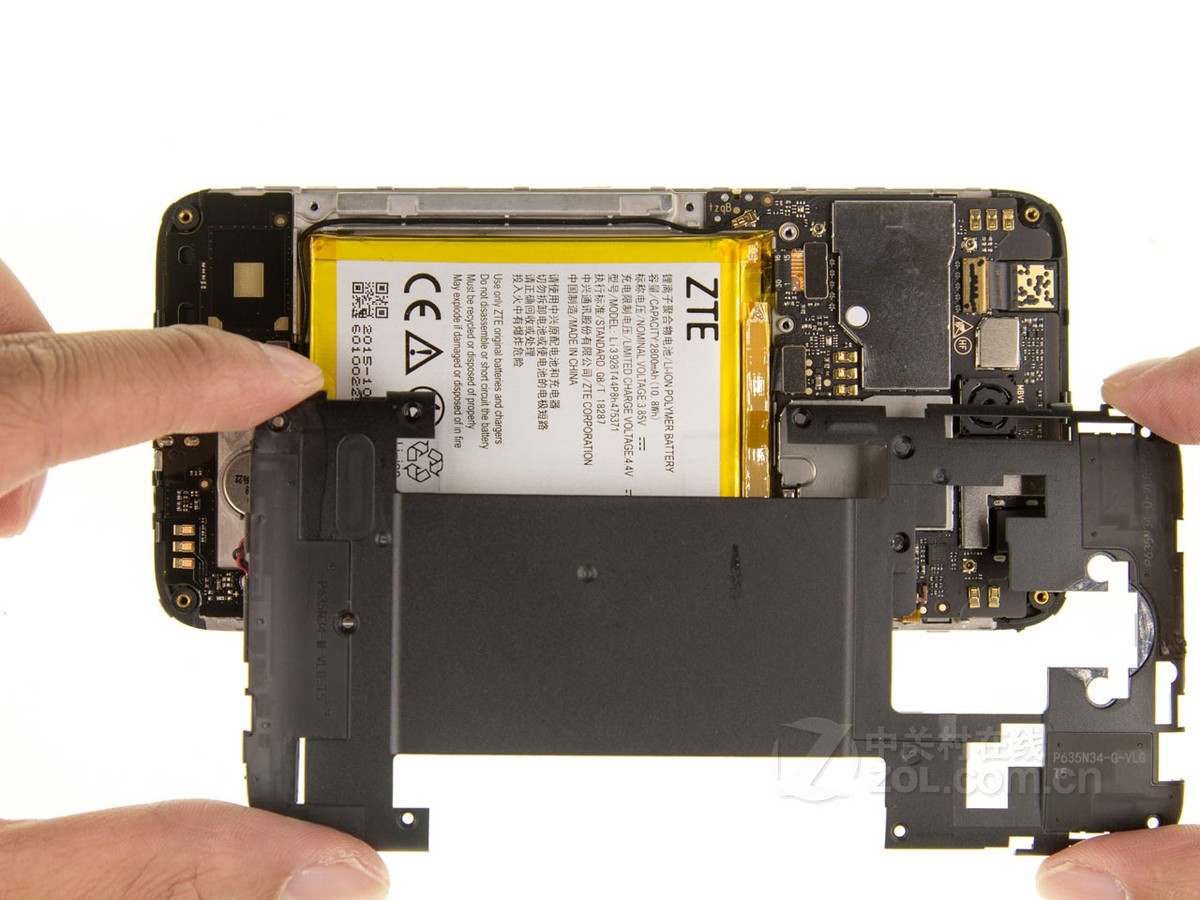 【高清图】 中兴(zte)小鲜3(全网通)拆机图 图108