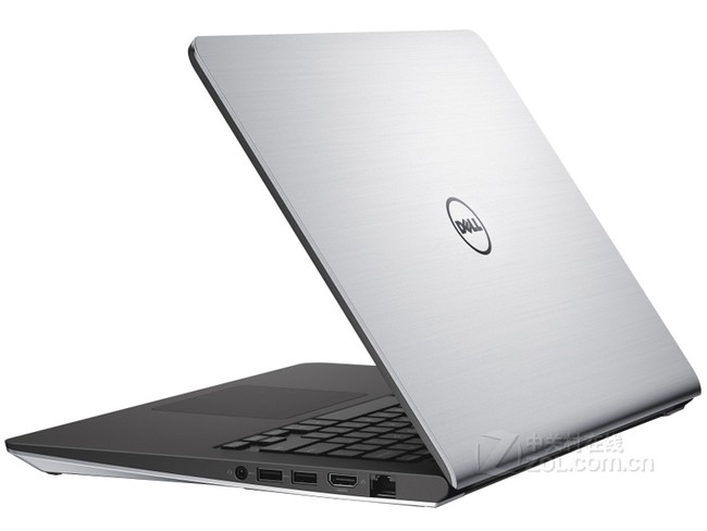 款戴尔inspiron灵越145000系列金属版星光银笔记本搭载了intel 酷睿i5